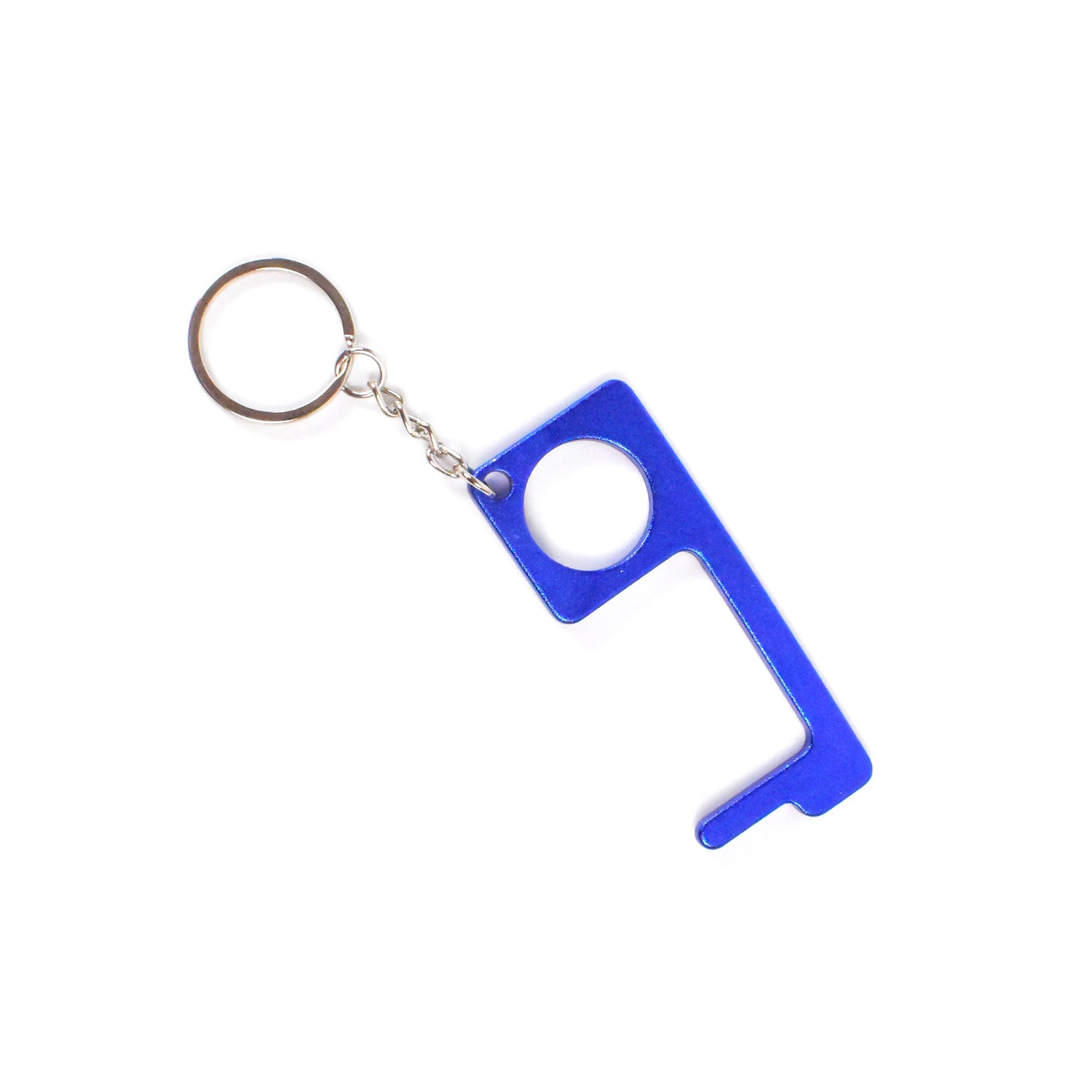 Metal Key Shape Keychain Door Opener Tool (1 Pc) Metal Key Shape Keychain Door Opener Tool (1 Pc)